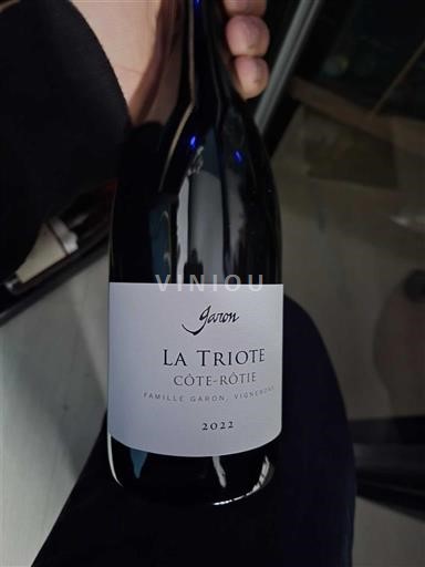 Vine Rouge sec La Triote Garon 2022 Frankrig Rhône-dalen Côte-rôtie AOC