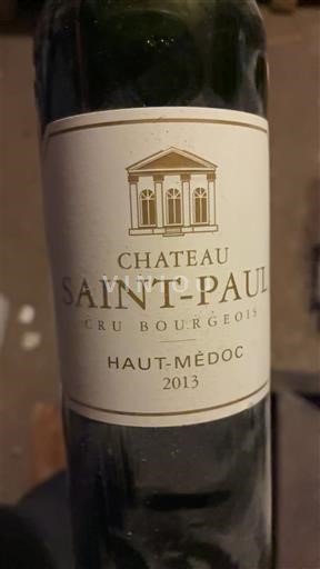 Bordeaux Haut-Médoc Cru Bourgeois Château Saint-Paul 2013