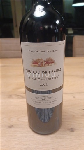 Bordeaux Côtes-de-Bordeaux Château Francs Les Cerisiers 2022