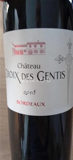 Bordeaux Château Croix des Gentis 2018
