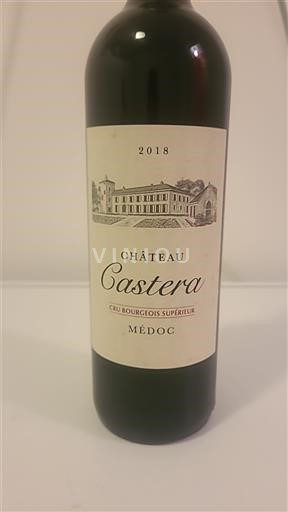 Bordéus Médoc Cru Bourgeois Supérieur Château Castera 2018