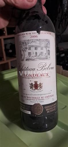 Burdeos Bordeaux Château Belvue 2006