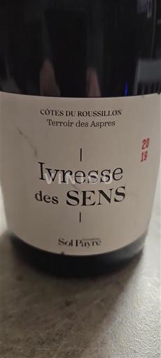 Roussillon Côtes-du-Roussillon Sol Payré Ivresse des Sens 2019