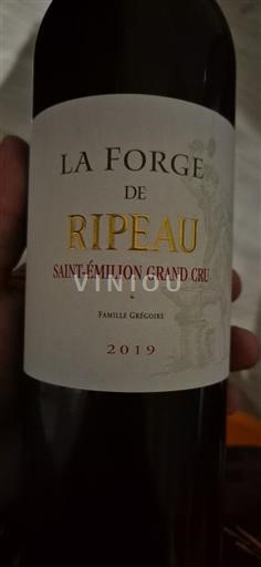 Bordeaux Saint-Émilion Grand Cru Ripeau La Forge de Ripeau 2019
