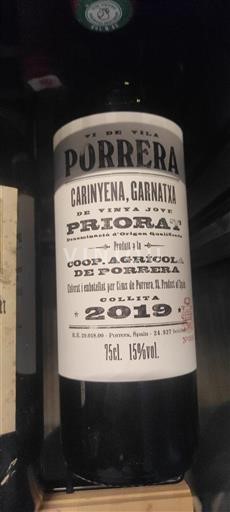 Katalonien Priorat Coop. Agrícola de Porrera Vi de Vila Porrera 2019