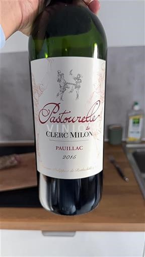 Burdeos Pauillac Clerc Milon Pastourelle 2015