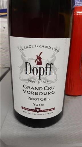 Alsace Alsace Grand Cru Grand Cru Dopff Grand Cru Vorbourg 2016