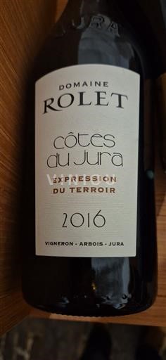 Jura Côtes-du-Jura Domaine Rolet Expression du Terroir 2016