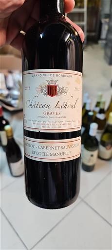 Bordéus Graves Château Léhoul 2012