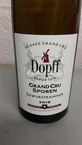 Alsace Alsace Grand Cru Grand Cru Dopff Sporen 2018