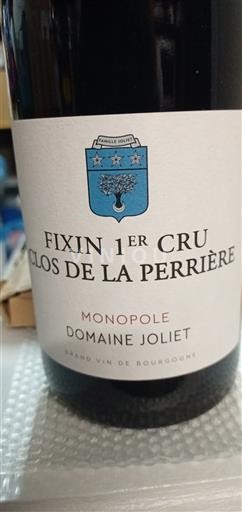 Bourgogne Không được chỉ định Premier Cru Domaine Joliet Clos de la Perrière 2019