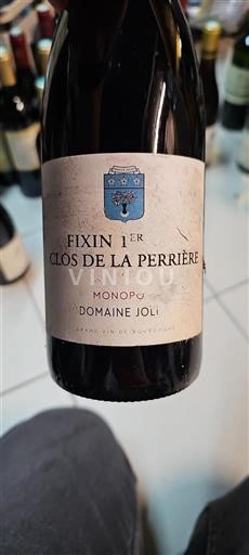 Borgogna Non specificato Premier Cru Domaine Joliet Clos de la Perrière 2019