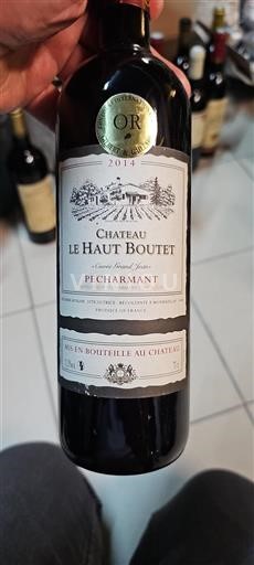 Sydväst Pécharmant Château Le Haut Boutet Grand Jean 2014