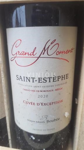 Bordeaux Saint-Estèphe Maison Johanès Boubée d'Exception 2020