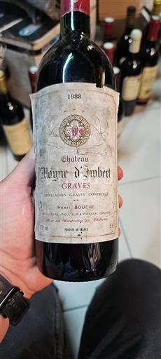 Bordeaux Graves Château Mayne Imbert 1988