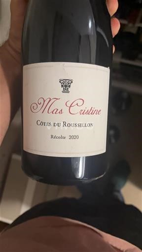 Roussillon Côtes du Roussillon Mas Cristine 2020