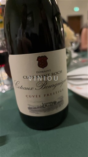Weine Rouge sec Cuvée Prestige Domaine Clos Saint Roch Non millésimé Frankreich Burgund Burgunderhänge AOC