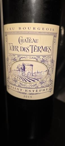 Bordeaux Saint-Estèphe Cru Bourgeois Château Tour des Termes 2015