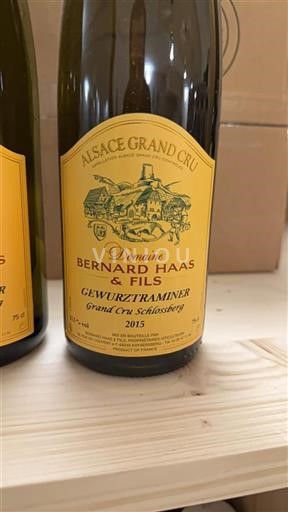 Alsace Alsace Grand Cru Grand Cru Domaine Bernard Haas & Fils Gewurztraminer Grand Cru Schlossberg 2015