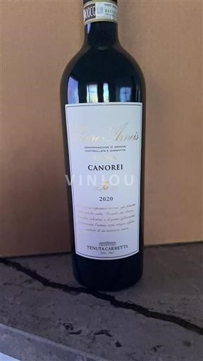 Piedmont Wines Unspecified Tenuta Carretta Canorei 2020