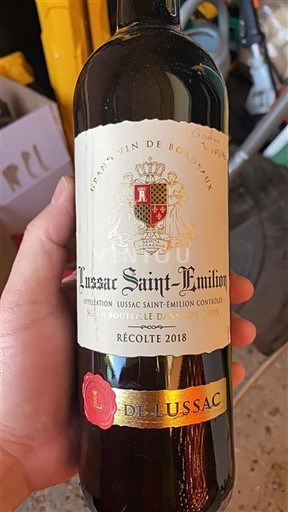 Bordeaux Lussac-saint-émilion Château Lussac 2018