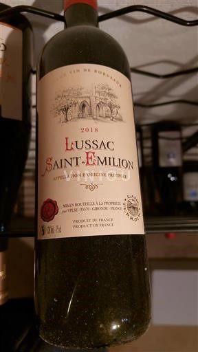 Bordeaux Lussac-Saint-Émilion Château Lussac 2018