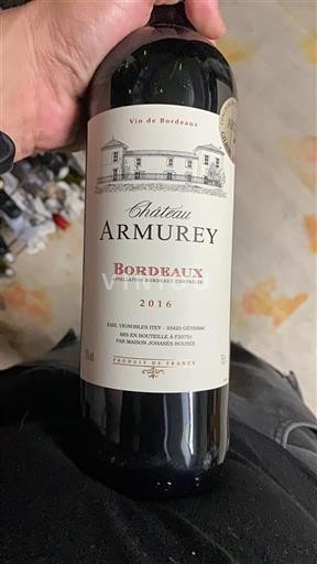Burdeos Bordeaux Château Armurey 2016