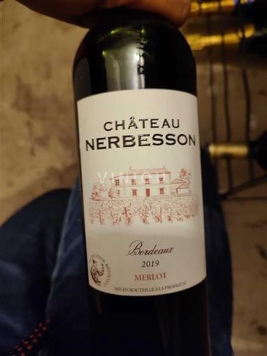Burdeos Bordeaux Château Nerbesson 2019