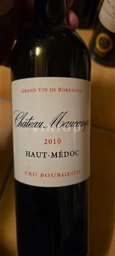 Bordeaux Haut-Médoc Château Maucamps 2010