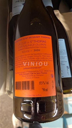 Rhônetal Châteauneuf-du-Pape Domaine Clef de Saint Thomas La Clef de St Thomas 2020