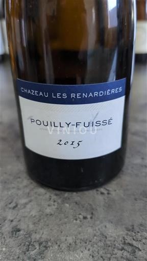 Bourgogne Pouilly-fuissé Chazeau Les Renardières 2015
