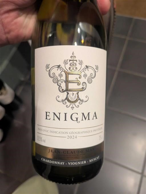 Vin Blanc sec Enigma Jean-Claude Mas 2024 France Languedoc et Roussillon Pays d'oc IGP