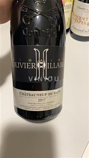 Rona dolina Châteauneuf-du-Pape Domaine Olivier Hillaire 2017