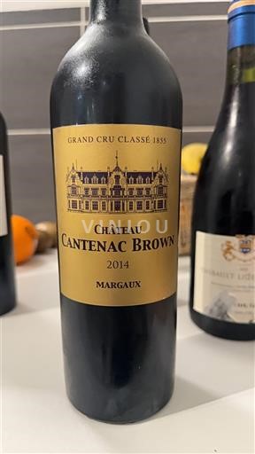 Bordeaux Margaux Grand Cru Château Cantenac Brown 2014