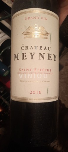 Bordeaux Saint-Estèphe Grand Cru Château Meyney 2016