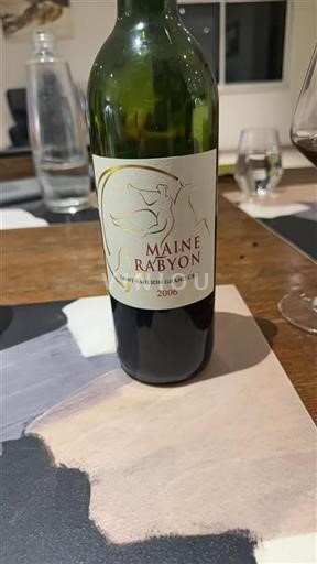 Bordeaux Saint-Émilion Grand Cru Maine Rabyon 2006