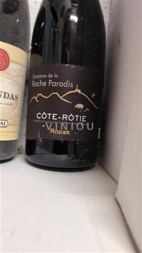 Vallée du Rhône Côte-rôtie Domaine La Roche Paradis Rozier 2022
