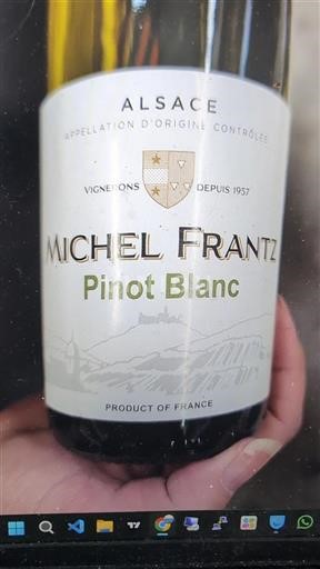 Alsace Grand Cru Michel Frantz Pinot Blanc 2024