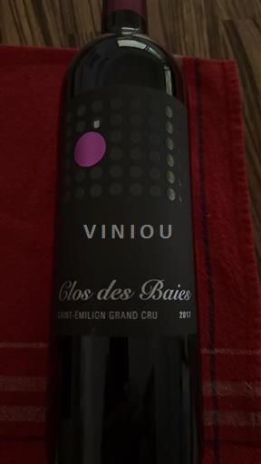 Burdeos Saint-Émilion Gran Cru Grand Cru Clos des Baies 2017