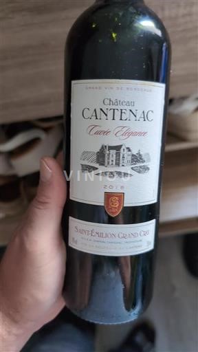 Burdeos Saint-Émilion Gran Cru Château Cantenac Éléonore 2018