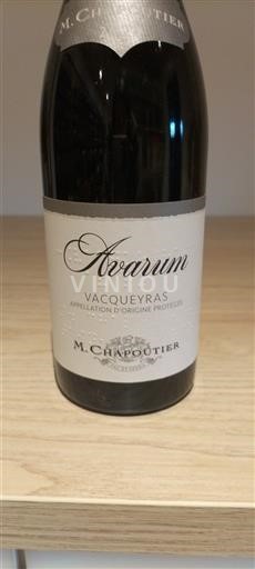 Valle del Rodano Vacqueyras M. Chapoutier Avarum 2020