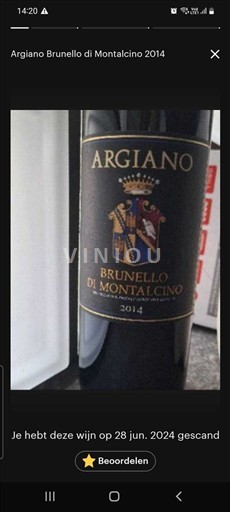 Toscana Brunello di Montalcino Argiano 2014