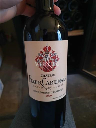Bordeaux Saint-Émilion Grand Cru Grand Cru Classé Château Fleur Cardinale 2020