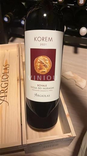Sardinien Ikke specificeret Argiolas Korem 2021