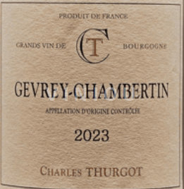 Bourgogne Gevrey-chambertin Domain Charles Thurgot Boïse 2022