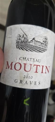 Bordeaux Graves Château Moutin 2010