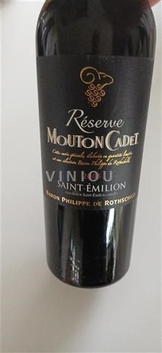 Bordeaux Saint-Émilion Baron Philippe de Rothschild Réserve Mouton Cadet 2005