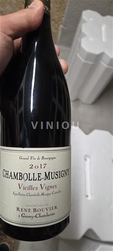 Burgundi Chambolle-Musigny René Bouvier Vieilles Vignes 2017