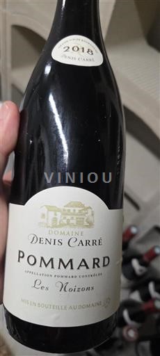 Bourgogne Pommard Denis Carré Les Noizons 2018