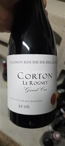 Borgogna Corton Grand Cru Maison Roche de Bellene Le Rognet 2016